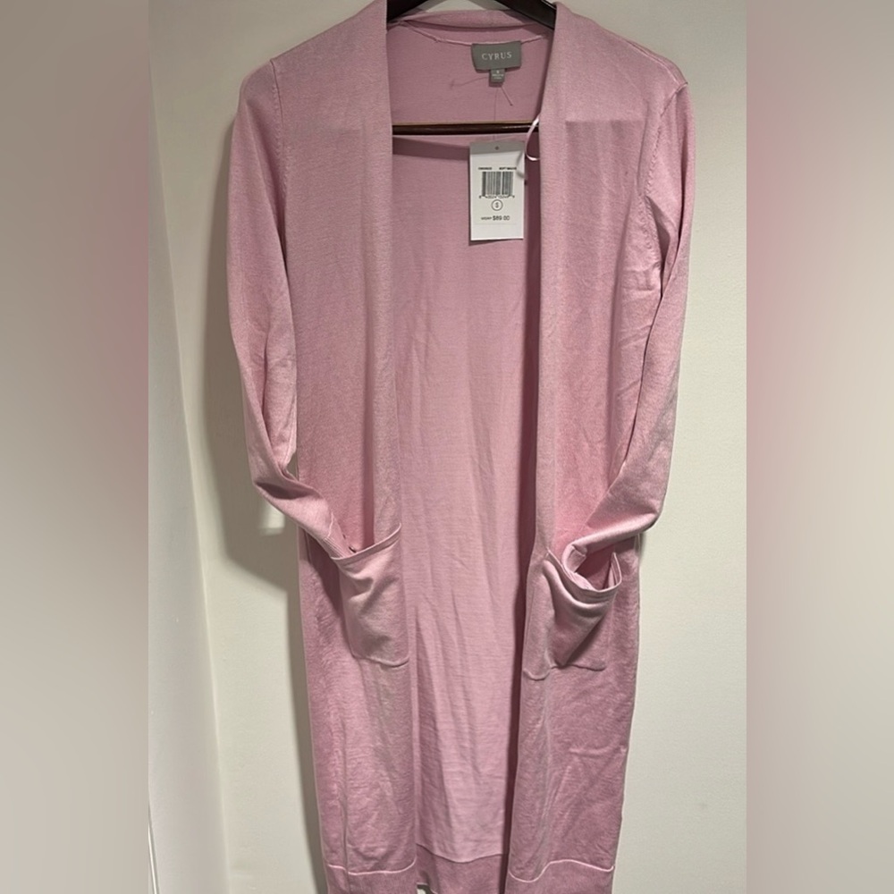 Cyrus women soft mauve cardigan